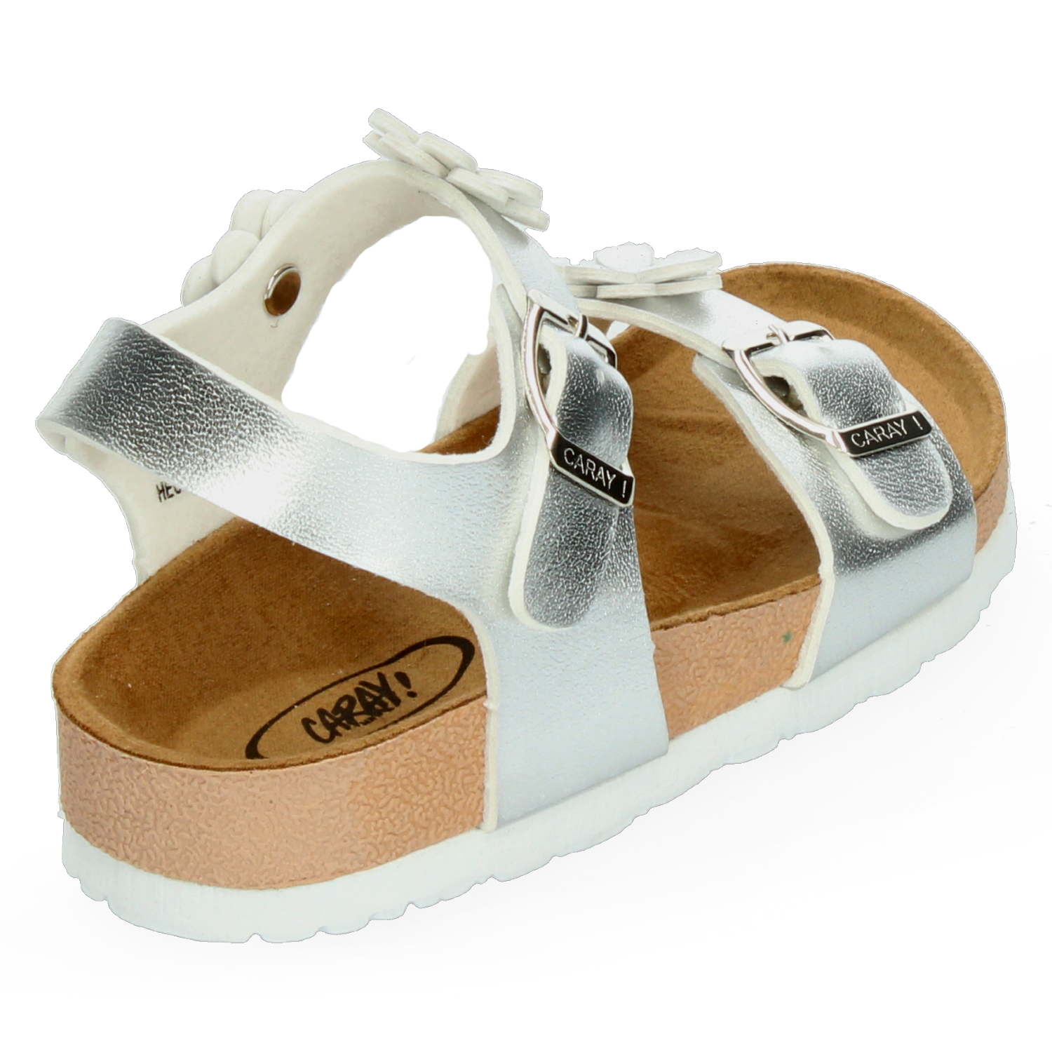 Sandalias Caray Plateado para Niña [CAR375]