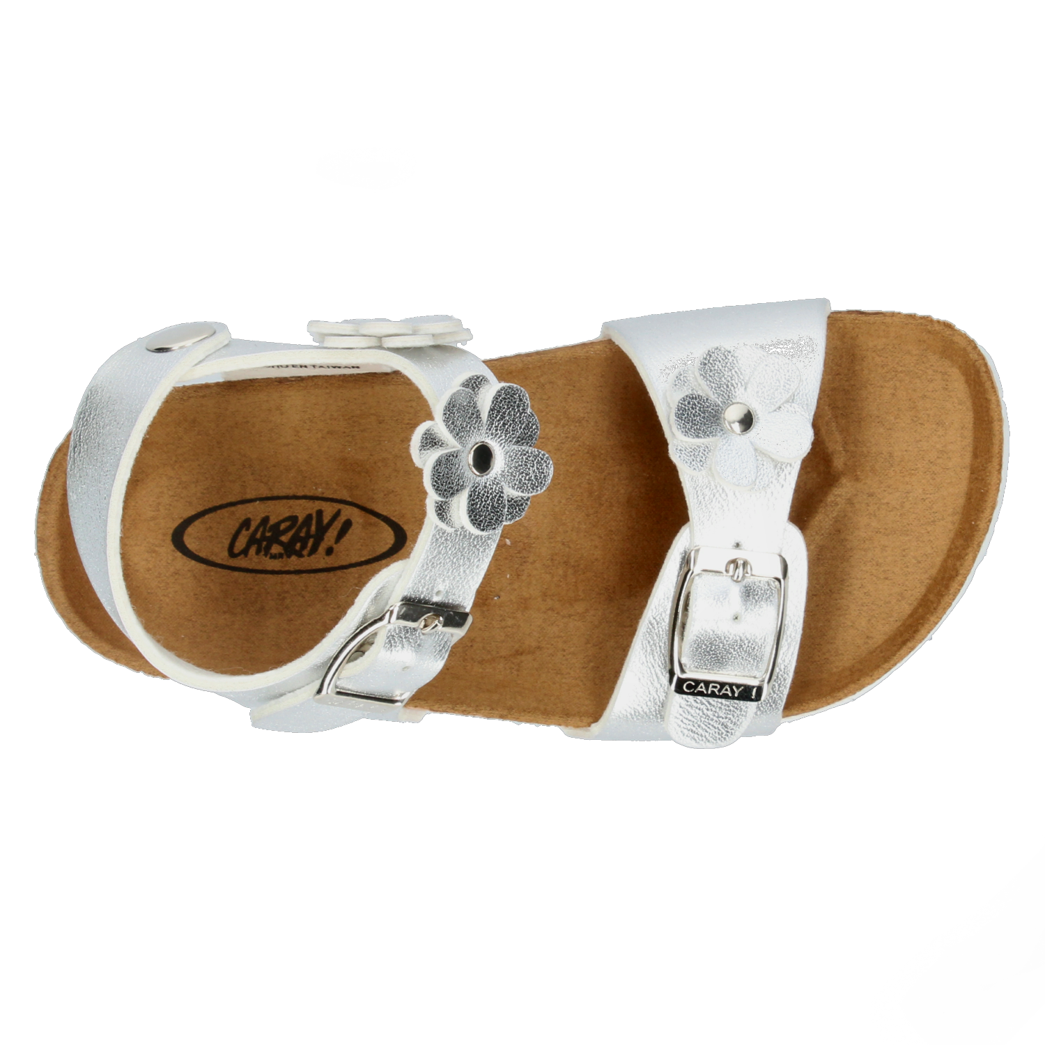 Sandalias Caray Plateado para Niña [CAR375]
