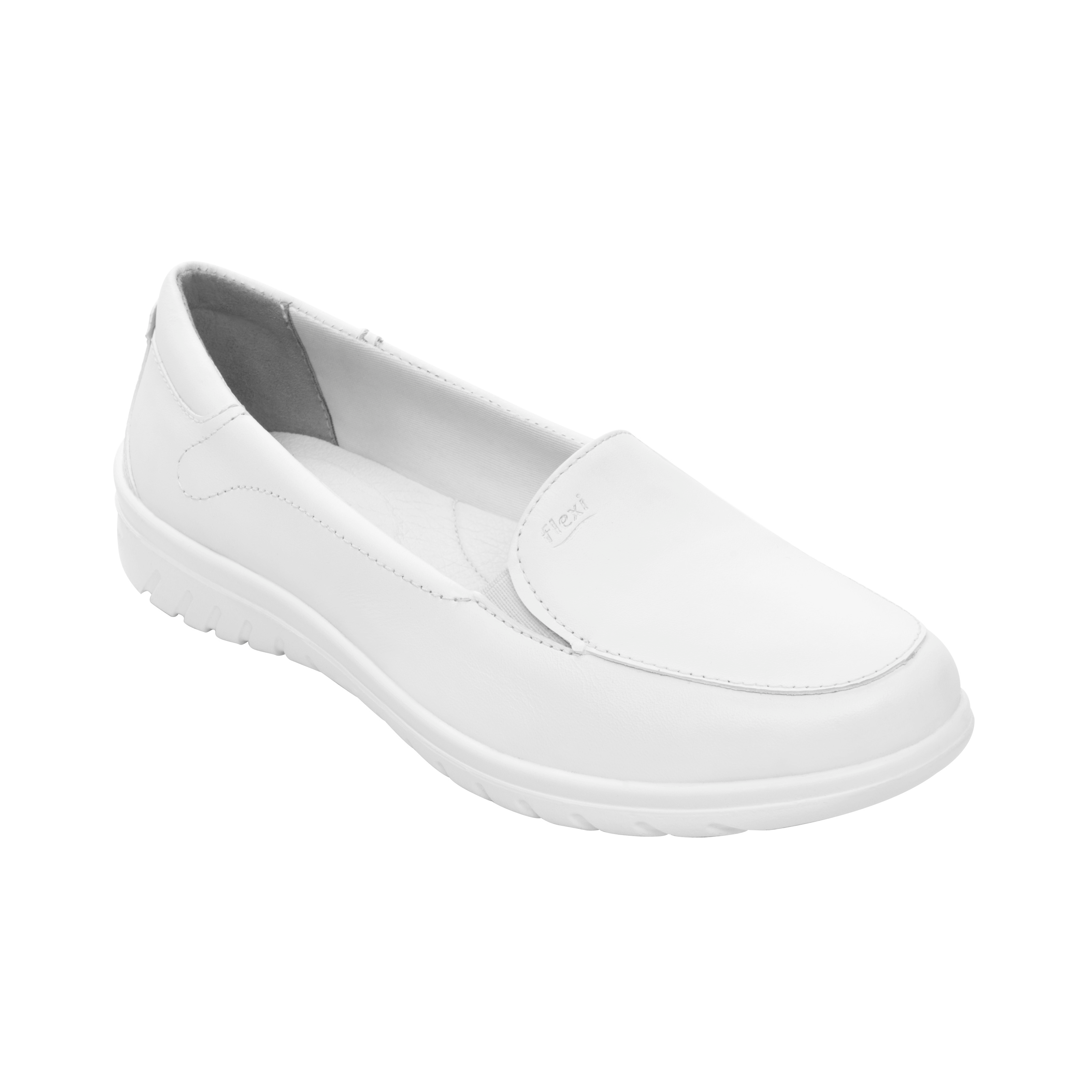 Zapato de Servicio Clinico Flexi Blanco para Mujer [FFF3444]