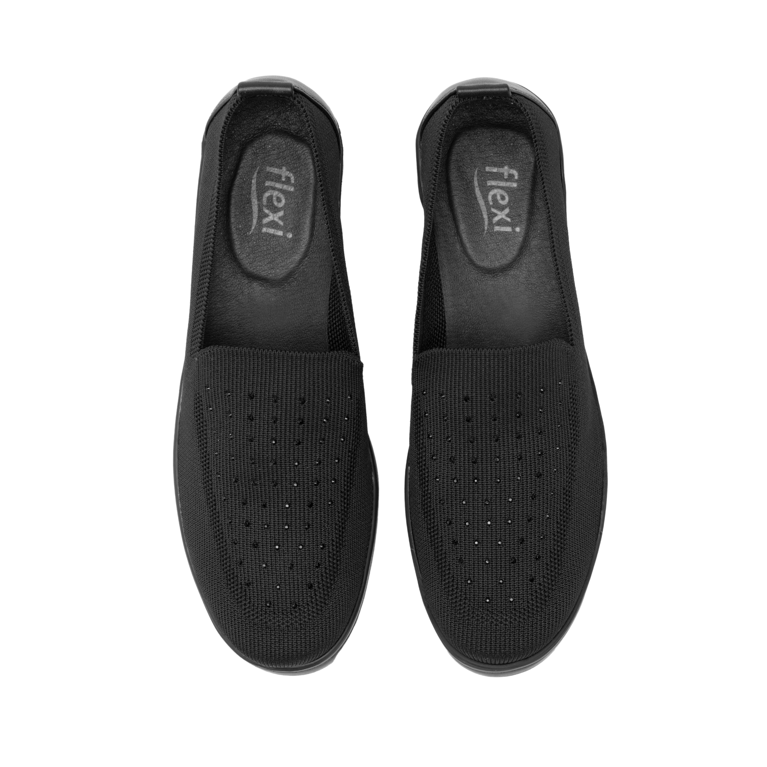 Zapato Confort Flexi Negro para Mujer [FFF3606] - Zapaterias Torreon