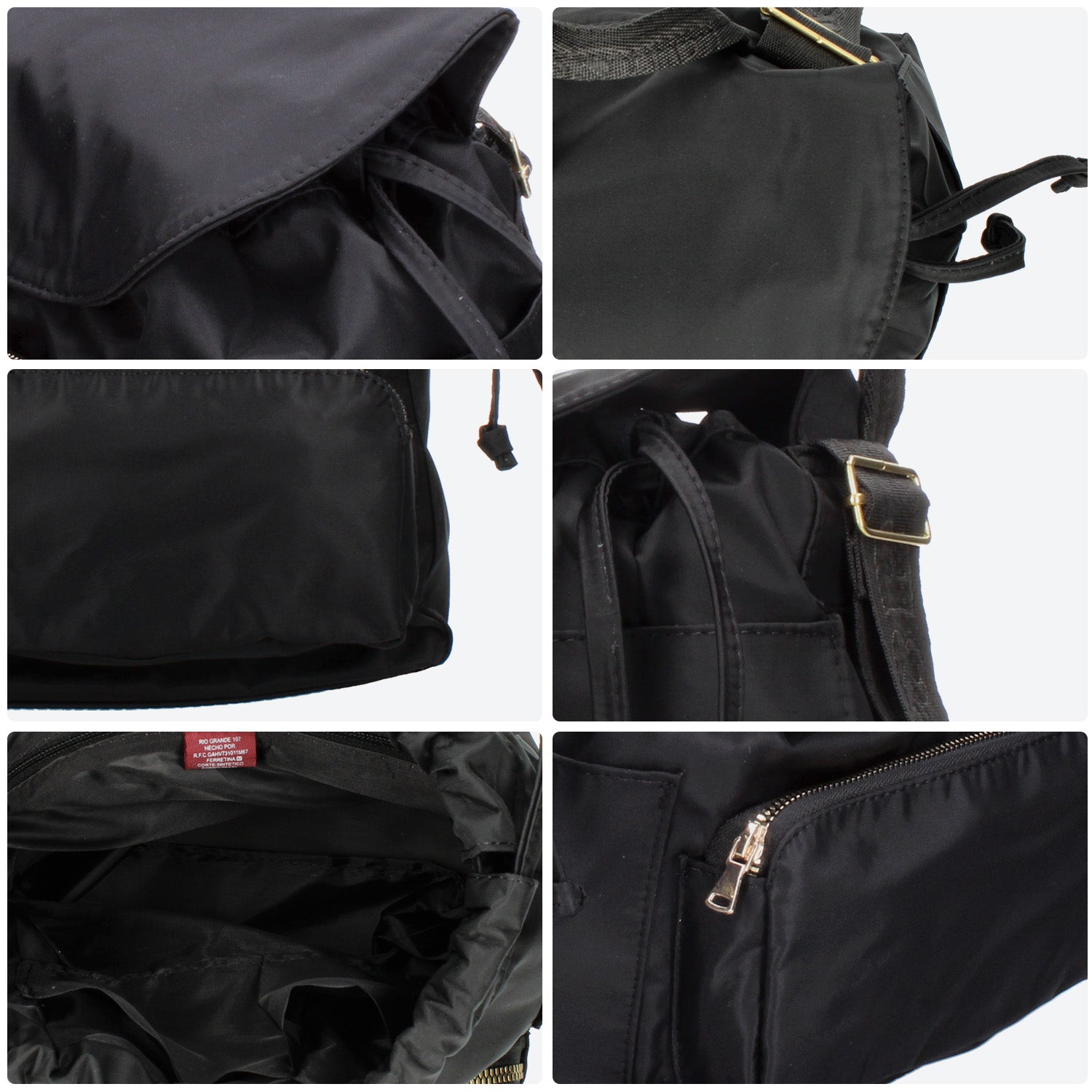 Bolsa Casual Ferretina Negro para Mujer [FTN580]