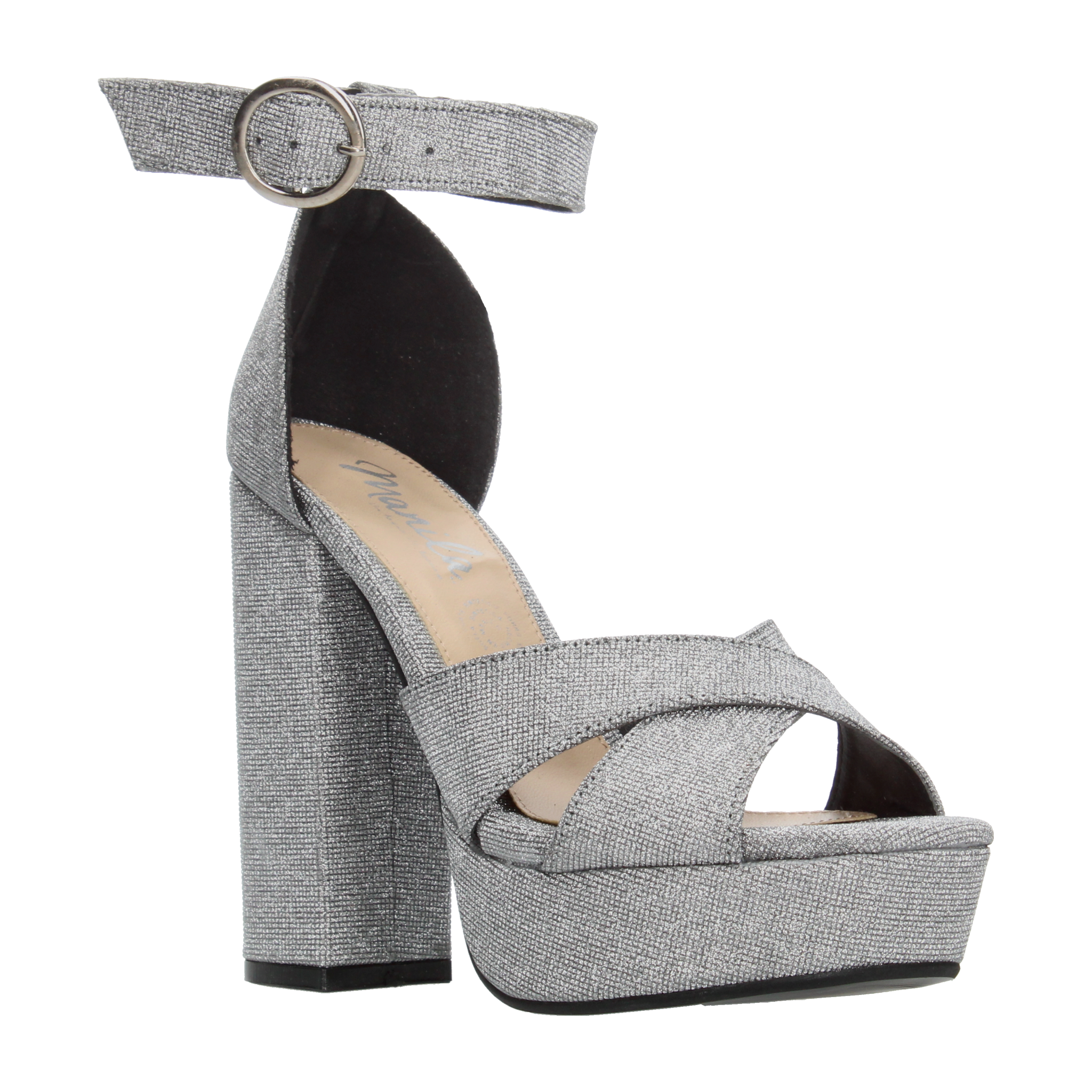 Sandalias Manila Plateado para Mujer [MLA391]