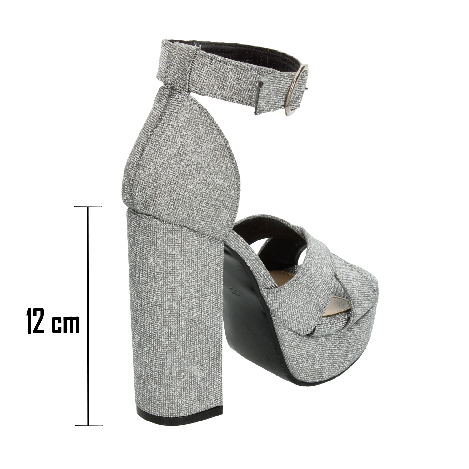 Sandalias Manila Plateado para Mujer [MLA391]