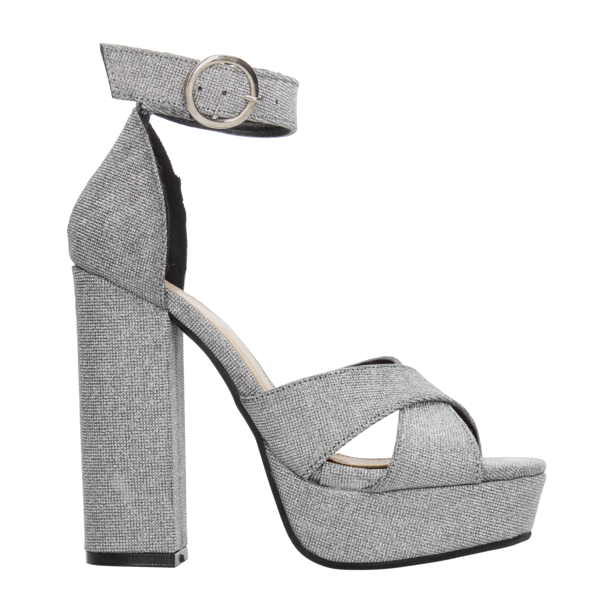 Sandalias Manila Plateado para Mujer [MLA391]