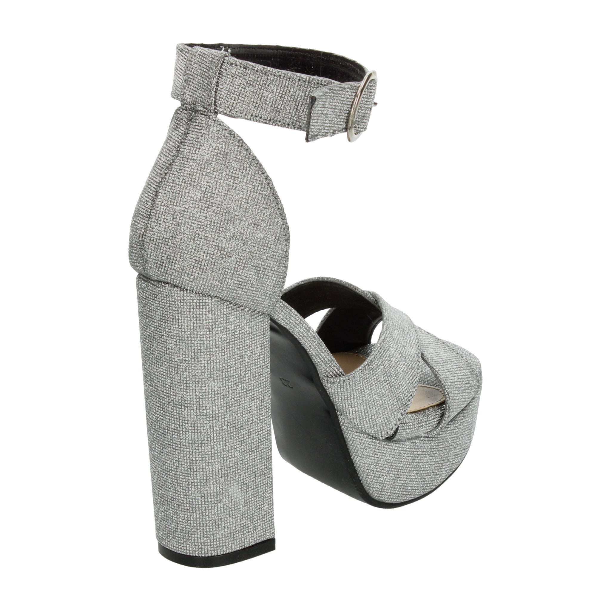 Sandalias Manila Plateado para Mujer [MLA391]