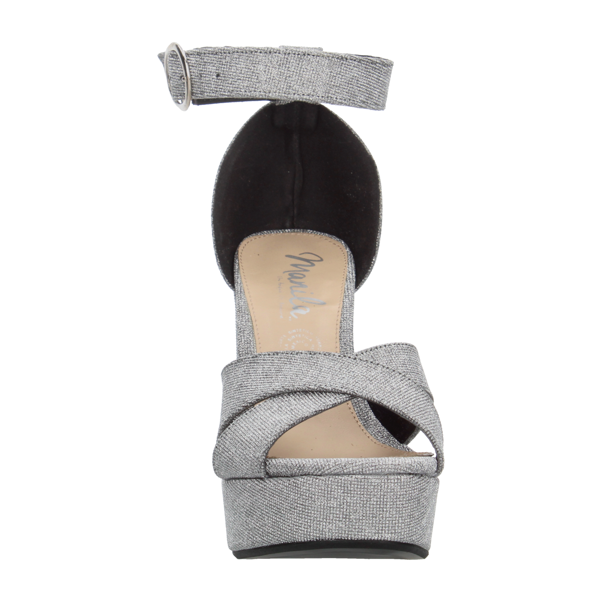 Sandalias Manila Plateado para Mujer [MLA391]