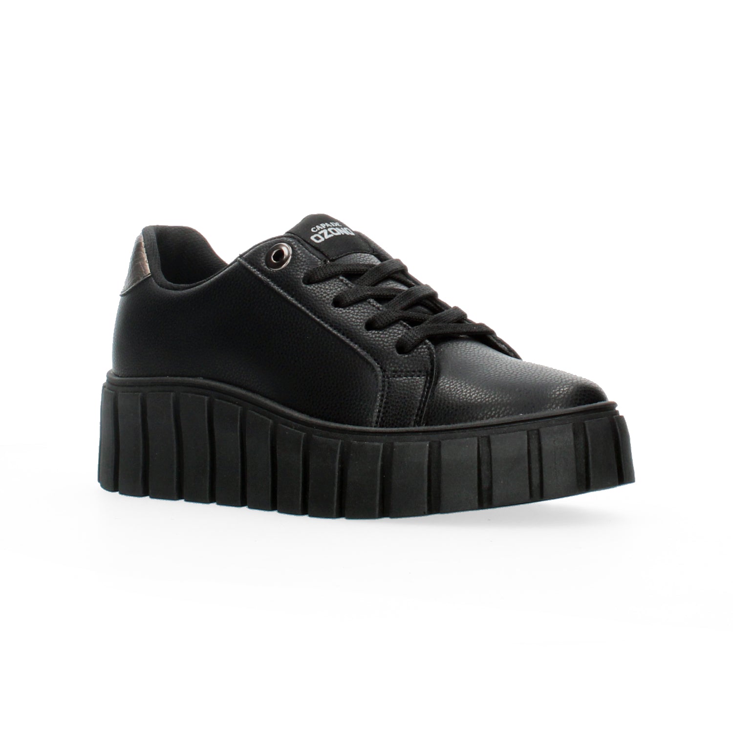 Tenis plataforma negro mujer new arrivals