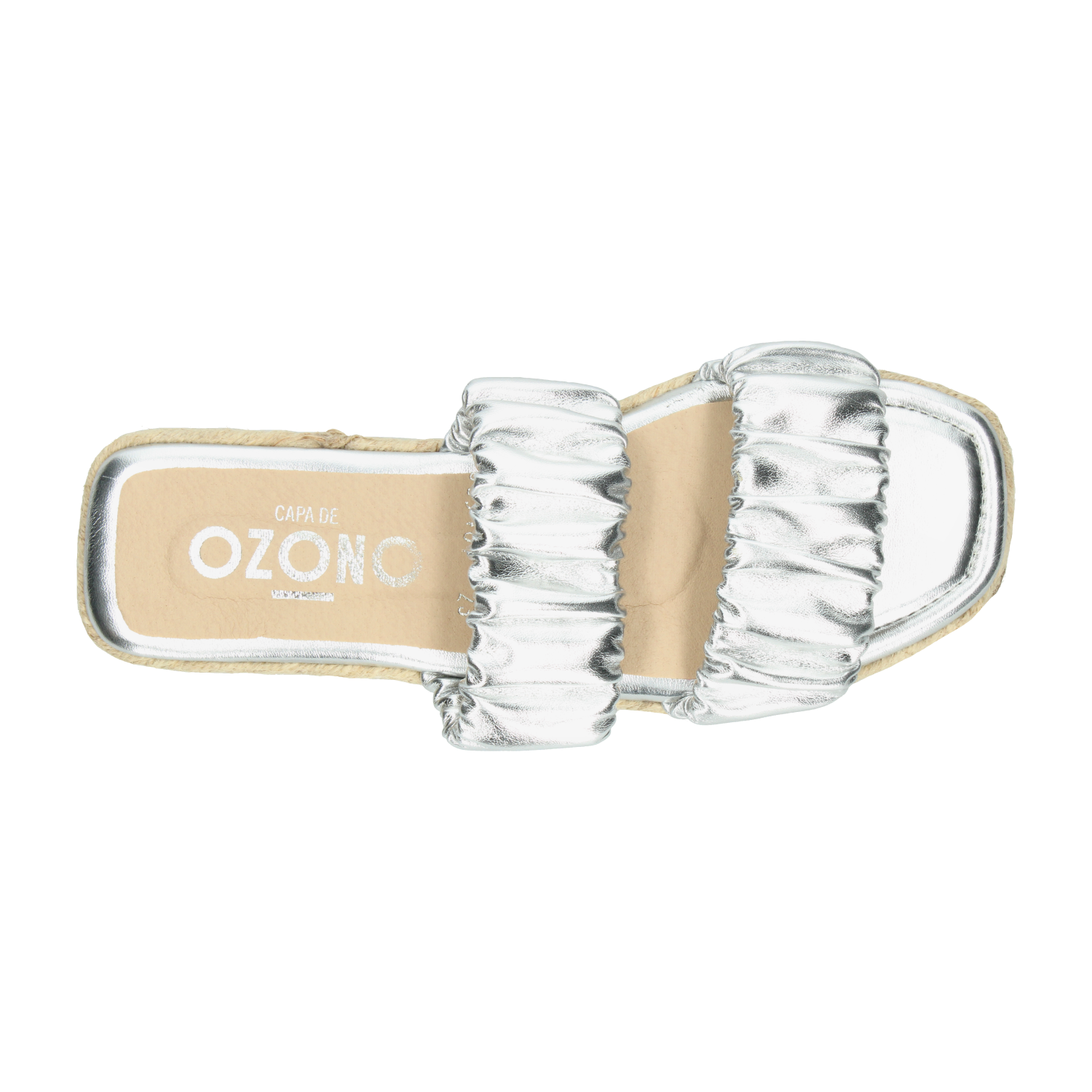 Sandalias Ozono Plateado para Mujer [OZO2850]