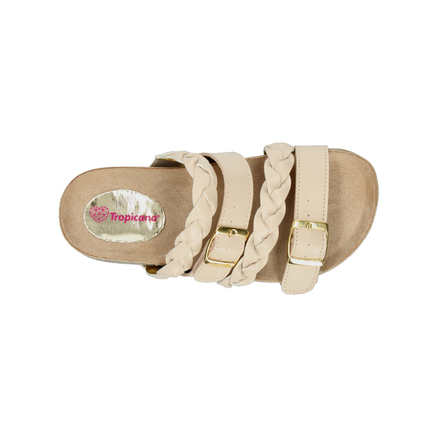 Sandalias Tropicana Crema para Niña [TRO1361] - Zapaterias Torreon