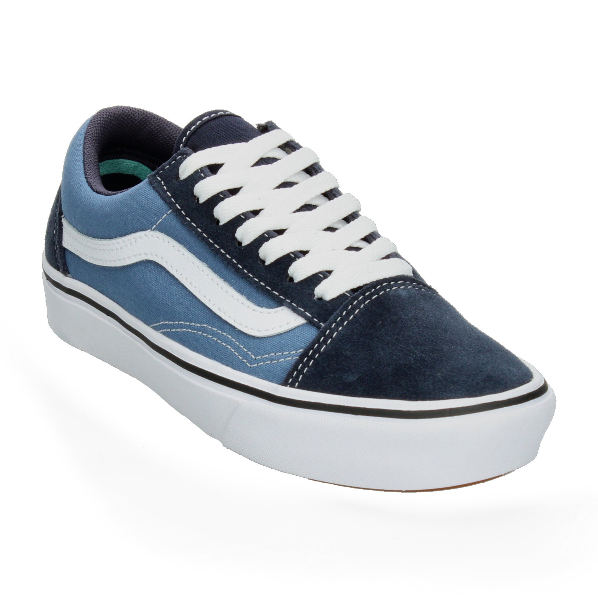 Tenis Vans Omfycush Old Skool Azul para Mujer [VAN1443]