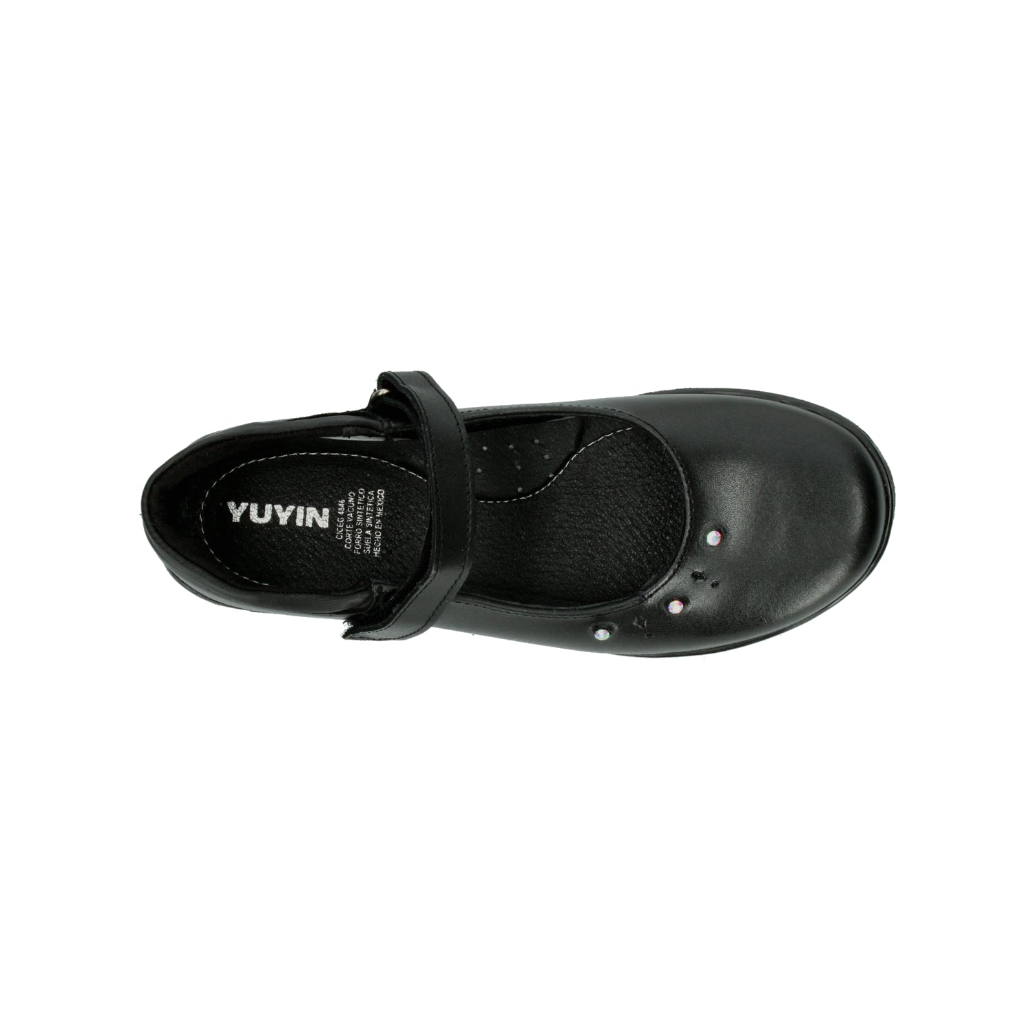 Zapato Escolar Yuyin Negro para Niña [YUY409]